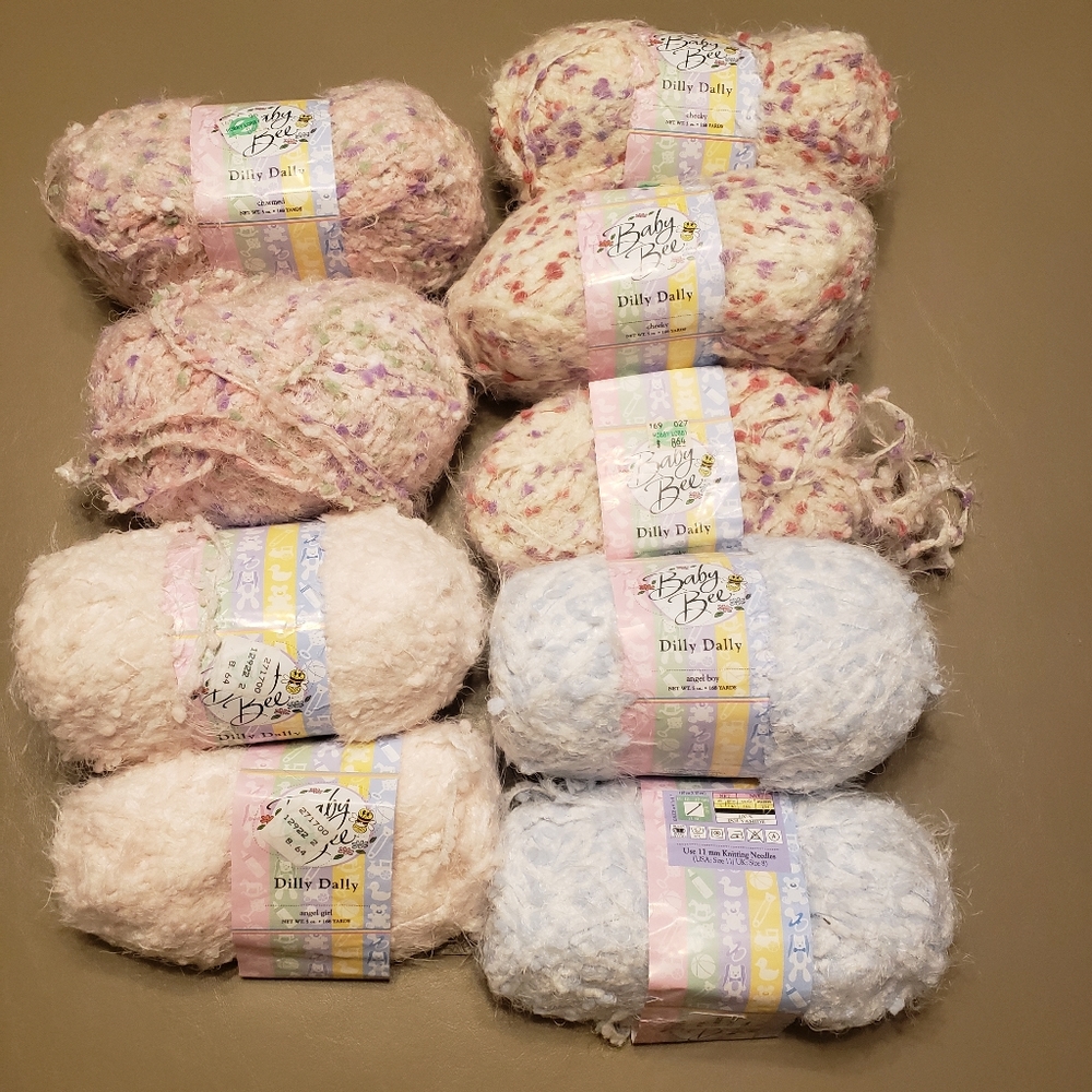Lot of Baby Bee Dilly Dally Hobby Lobby Yarn